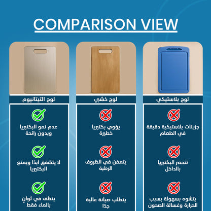 لوح تقطيع تيتانيوم